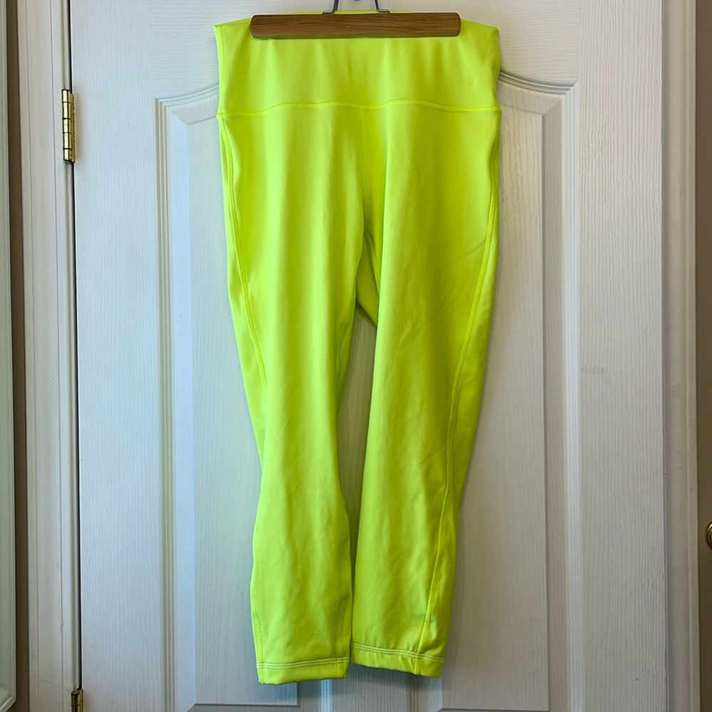 lululemon athletica Neon Yellow Leggings